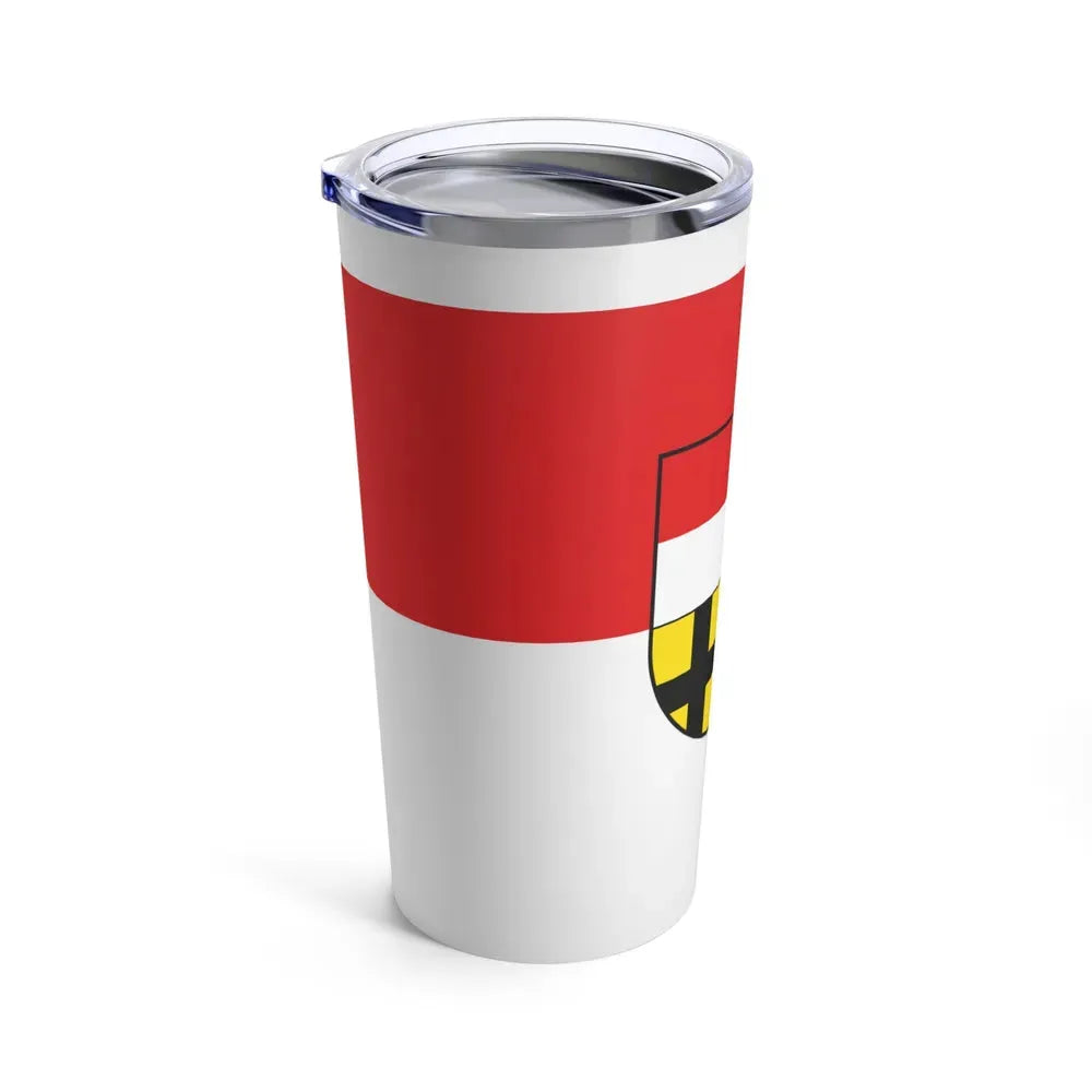 Flag of Saalekreis Germany - Tumbler 20oz - Go Mug Yourself