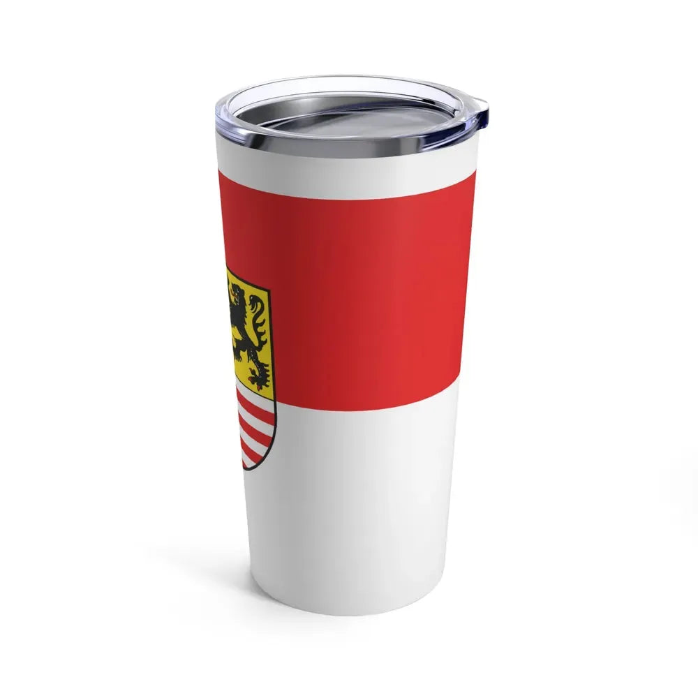 Flag of Saalekreis Germany - Tumbler 20oz - Go Mug Yourself
