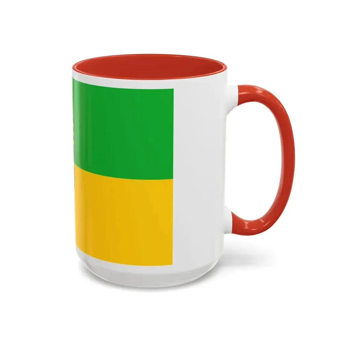 Flag of Saalfeld Rudolstadt Germany - Accent Coffee Mug - Go Mug Yourself