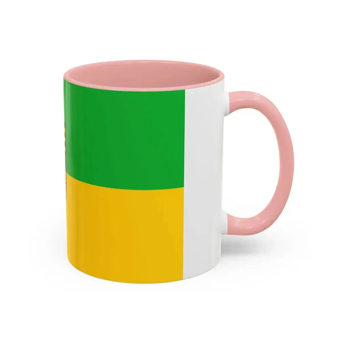 Flag of Saalfeld Rudolstadt Germany - Accent Coffee Mug - Go Mug Yourself