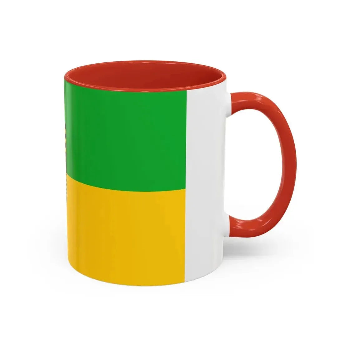 Flag of Saalfeld Rudolstadt Germany - Accent Coffee Mug - Go Mug Yourself