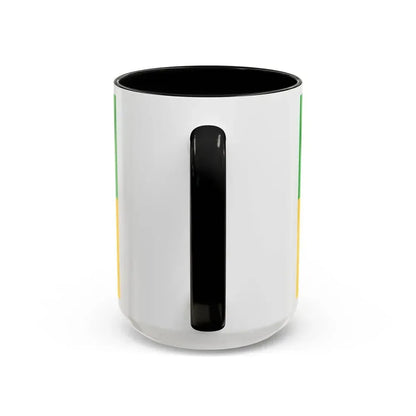 Flag of Saalfeld Rudolstadt Germany - Accent Coffee Mug - Go Mug Yourself