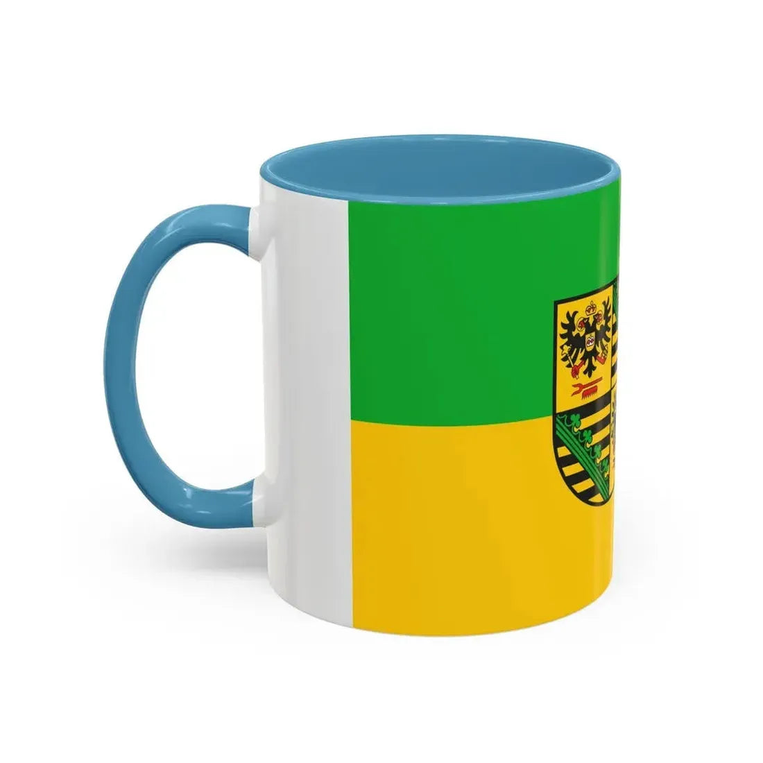 Flag of Saalfeld Rudolstadt Germany - Accent Coffee Mug - Go Mug Yourself