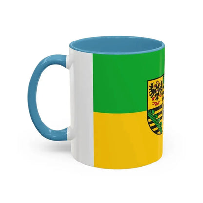 Flag of Saalfeld Rudolstadt Germany - Accent Coffee Mug - Go Mug Yourself