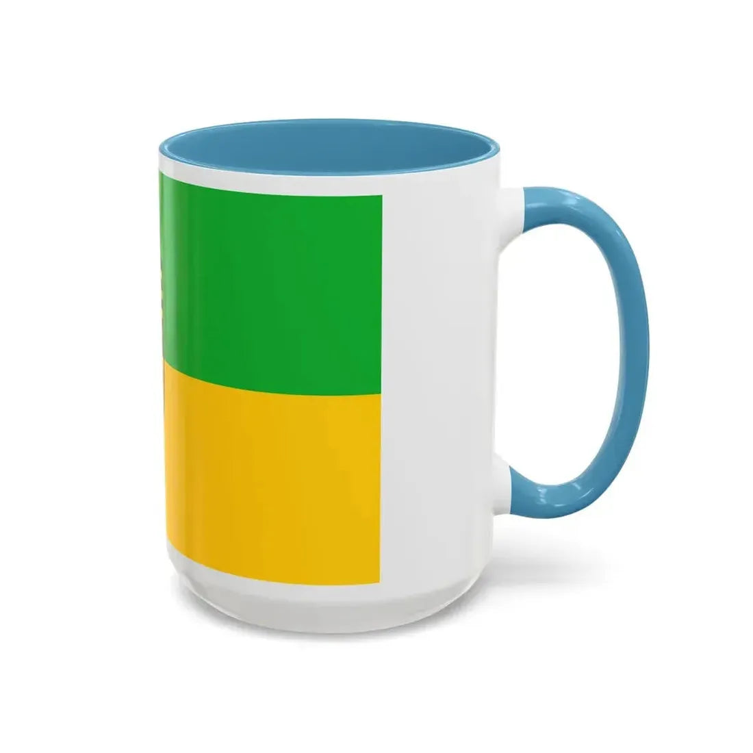 Flag of Saalfeld Rudolstadt Germany - Accent Coffee Mug - Go Mug Yourself