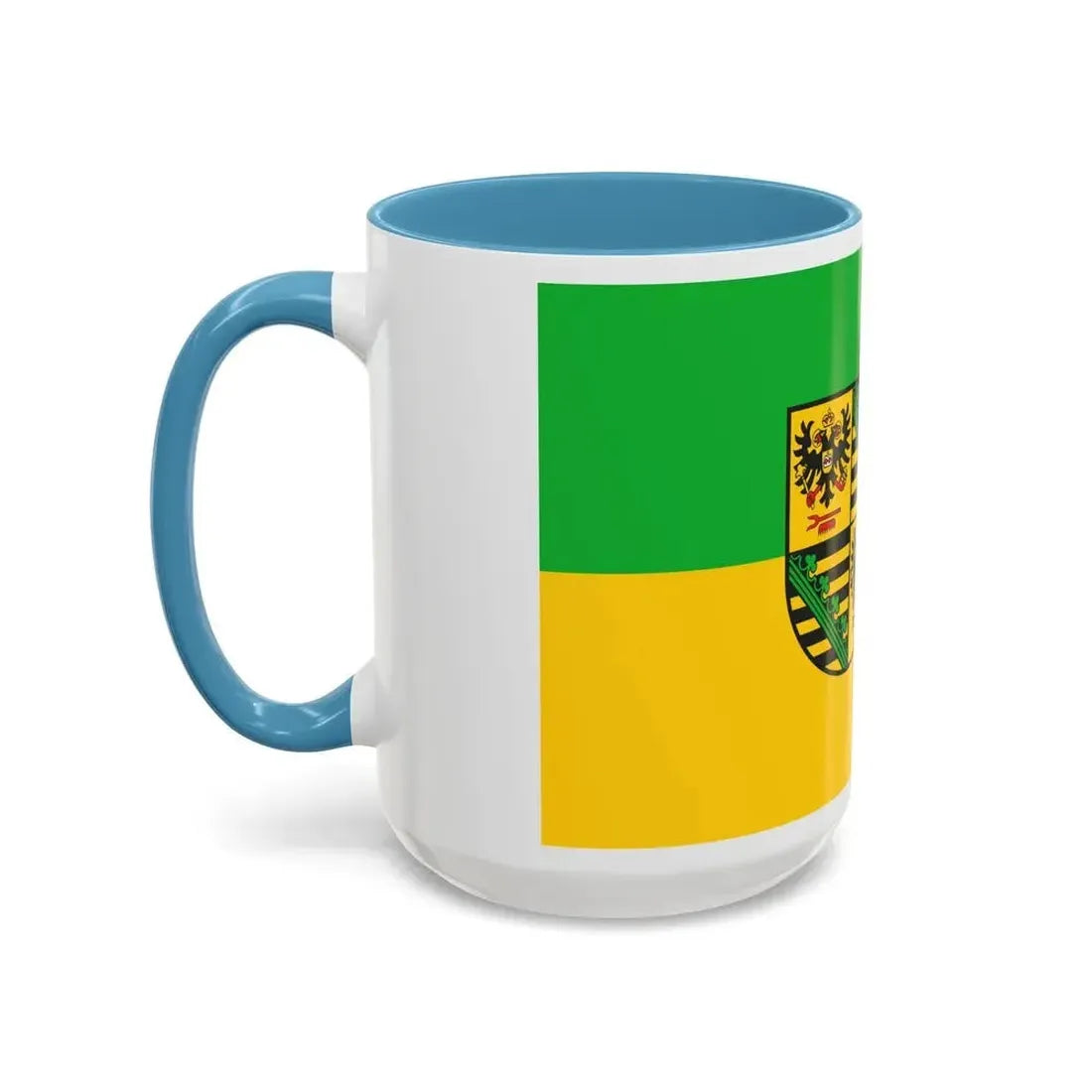 Flag of Saalfeld Rudolstadt Germany - Accent Coffee Mug - Go Mug Yourself