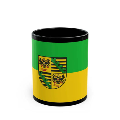 Flag of Saalfeld Rudolstadt Germany - Black Coffee Mug-11oz-Go Mug Yourself