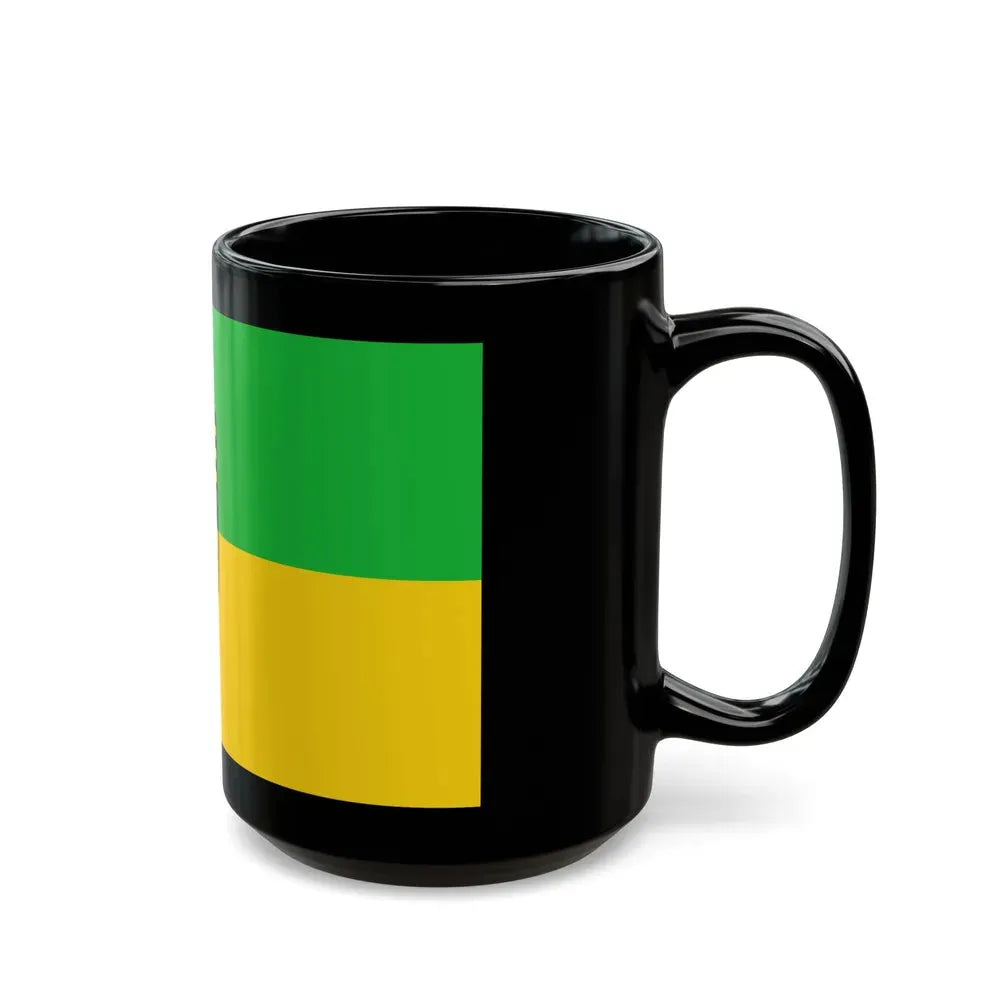 Flag of Saalfeld Rudolstadt Germany - Black Coffee Mug - Go Mug Yourself