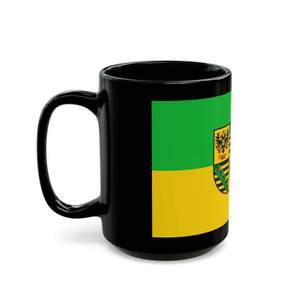 Flag of Saalfeld Rudolstadt Germany - Black Coffee Mug-Go Mug Yourself