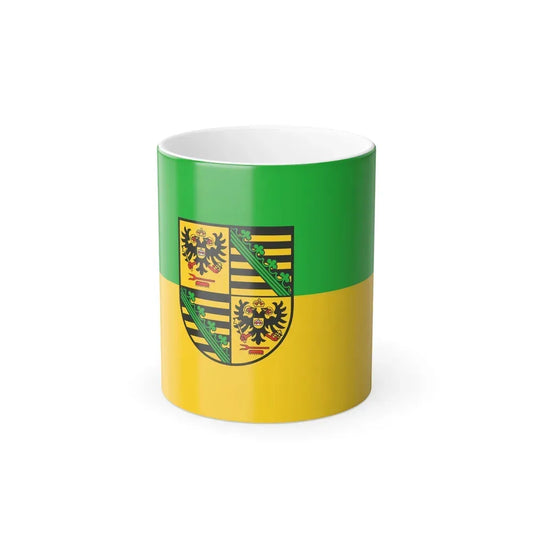 Flag of Saalfeld Rudolstadt Germany - Color Changing Coffee Mug 11oz - Go Mug Yourself