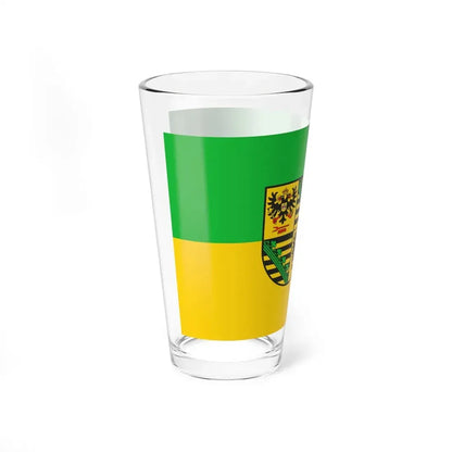 Flag of Saalfeld Rudolstadt Germany - Pint Glass 16oz - Go Mug Yourself