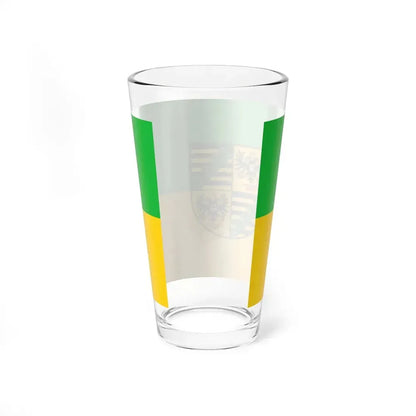 Flag of Saalfeld Rudolstadt Germany - Pint Glass 16oz - Go Mug Yourself