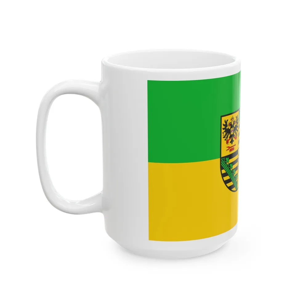 Flag of Saalfeld Rudolstadt Germany - White Coffee Mug-Go Mug Yourself