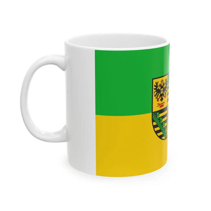 Flag of Saalfeld Rudolstadt Germany - White Coffee Mug-Go Mug Yourself