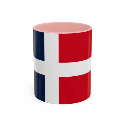 Flag of Saar Protectorate Germany - Accent Coffee Mug 11oz Pink - Go Mug Yourself