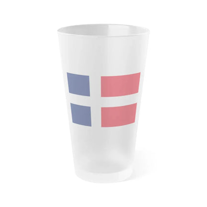 Flag of Saar Protectorate Germany - Frosted Pint Glass 16oz 16oz Frosted - Go Mug Yourself