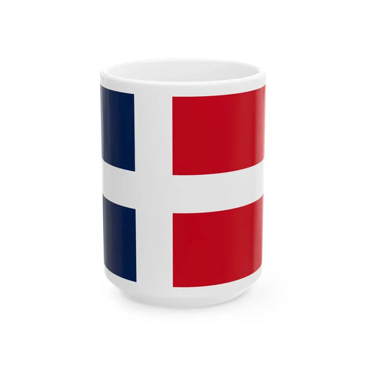 Flag of Saar Protectorate Germany - White Coffee Mug 15oz - Go Mug Yourself