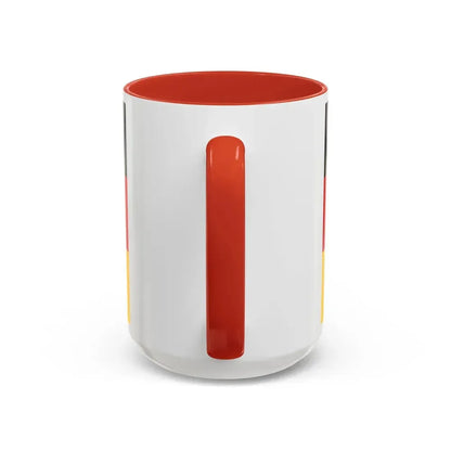 Flag of Saarland Germany - Accent Coffee Mug - Go Mug Yourself
