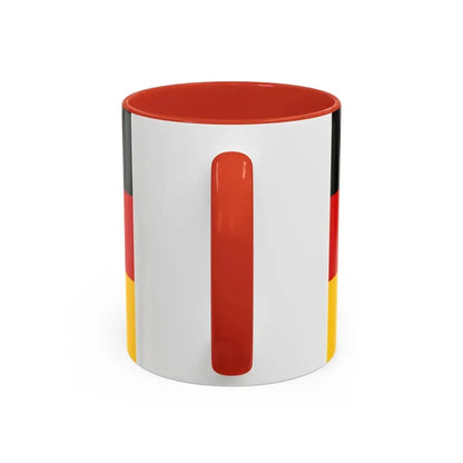 Flag of Saarland Germany - Accent Coffee Mug - Go Mug Yourself