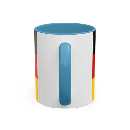 Flag of Saarland Germany - Accent Coffee Mug - Go Mug Yourself