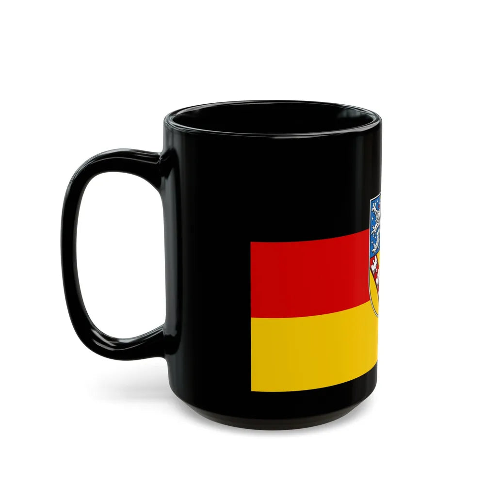 Flag of Saarland Germany - Black Coffee Mug-Go Mug Yourself