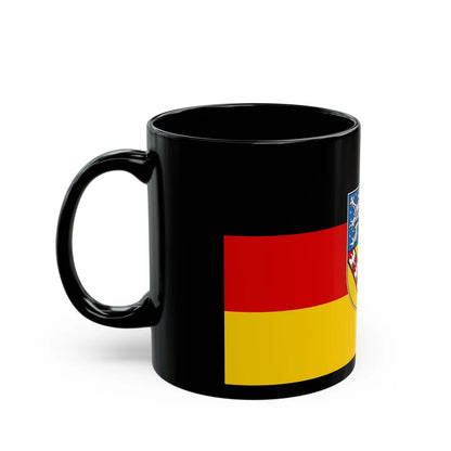 Flag of Saarland Germany - Black Coffee Mug-Go Mug Yourself