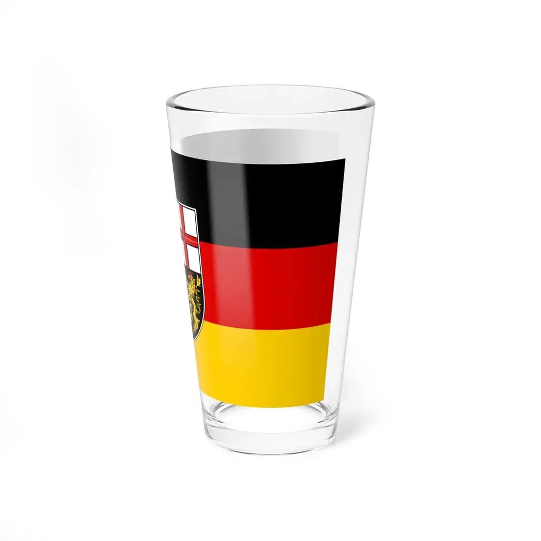 Flag of Saarland Germany - Pint Glass 16oz - Go Mug Yourself