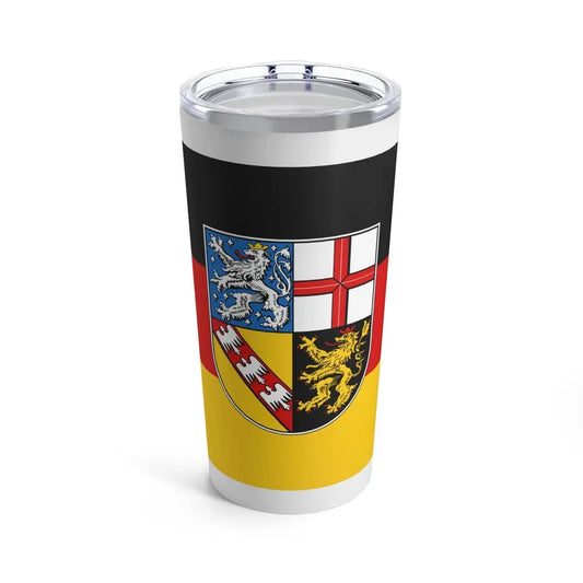 Flag of Saarland Germany - Tumbler 20oz 20oz - Go Mug Yourself