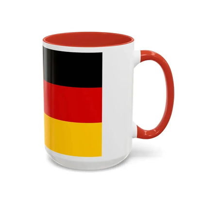 Flag of Saarlouis Germany - Accent Coffee Mug - Go Mug Yourself