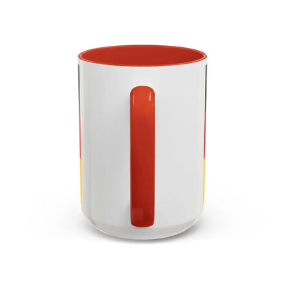 Flag of Saarlouis Germany - Accent Coffee Mug - Go Mug Yourself