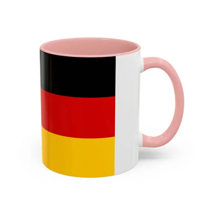 Flag of Saarlouis Germany - Accent Coffee Mug - Go Mug Yourself