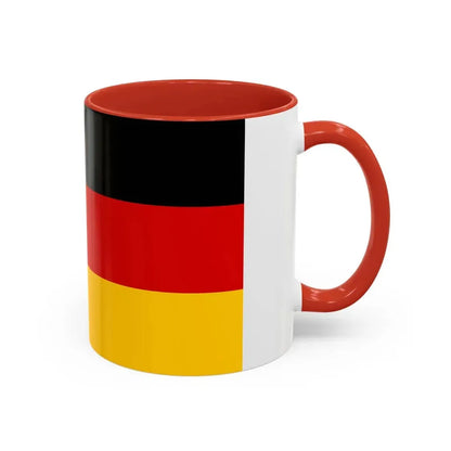 Flag of Saarlouis Germany - Accent Coffee Mug - Go Mug Yourself