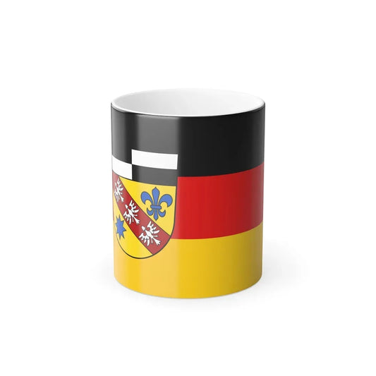 Flag of Saarlouis Germany - Color Changing Coffee Mug 11oz - Go Mug Yourself