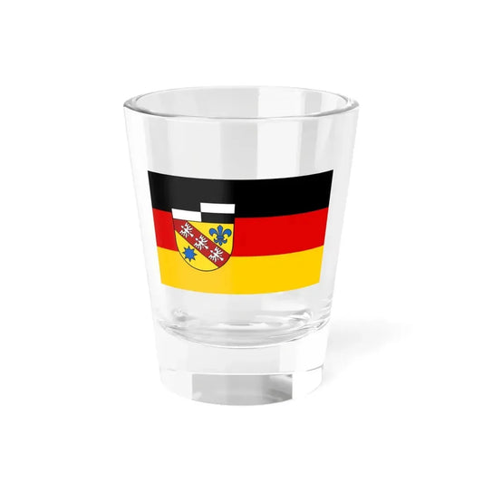 Flag of Saarlouis Germany - Shot Glass 1.5oz 1.5oz - Go Mug Yourself