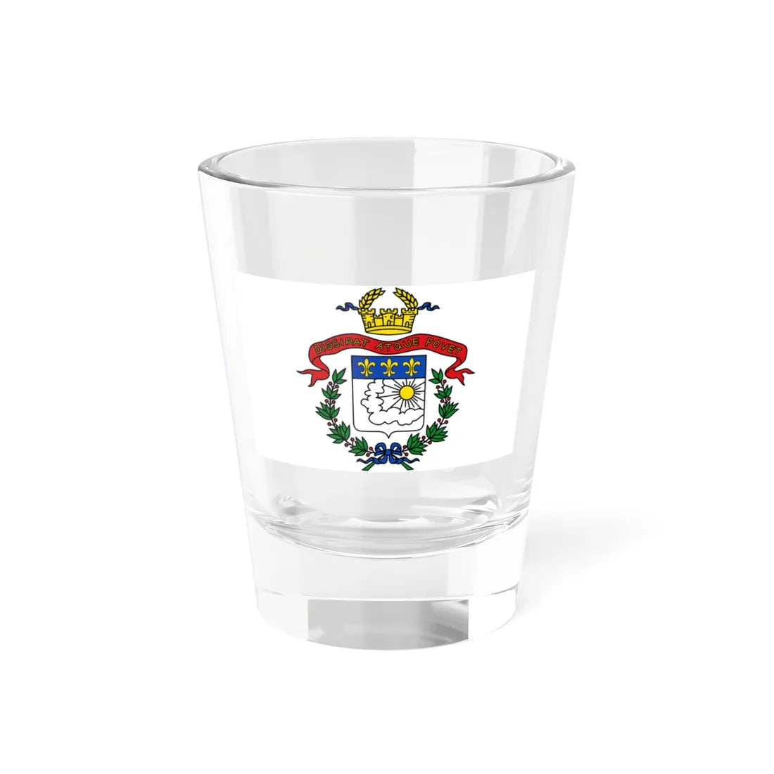 Flag of Saarlouis (Germany) Shot Glass 1.5oz 1.5oz - Go Mug Yourself