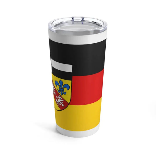Flag of Saarlouis Germany - Tumbler 20oz 20oz - Go Mug Yourself