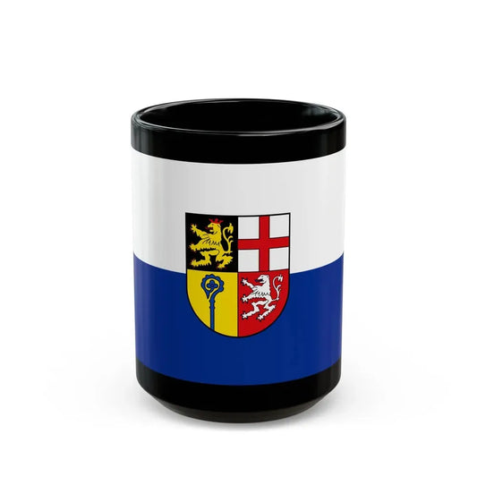 Flag of Saarpfalz Kreis Germany - Black Coffee Mug 15oz - Go Mug Yourself