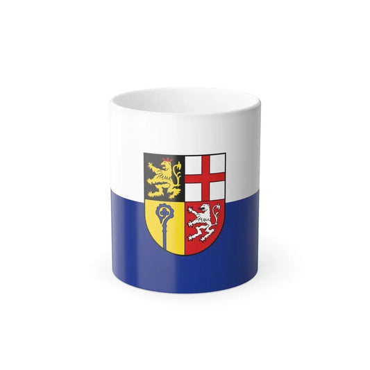 Flag of Saarpfalz Kreis Germany - Color Changing Coffee Mug 11oz - Go Mug Yourself