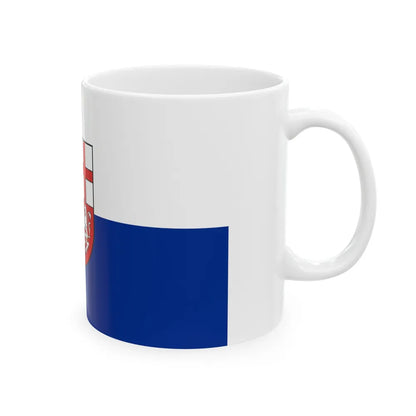 Flag of Saarpfalz Kreis Germany - White Coffee Mug-Go Mug Yourself