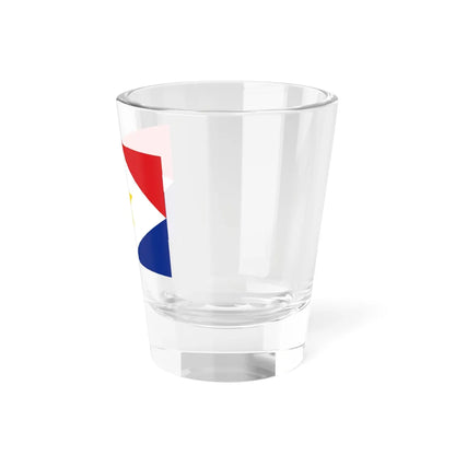 Flag of Saba (Netherlands) Shot Glass 1.5oz - Go Mug Yourself