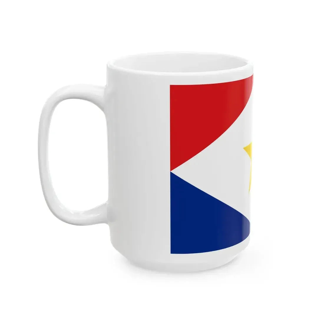 Flag of Saba (Netherlands) White Coffee Mug - Go Mug Yourself