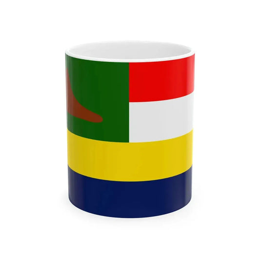 Flag of Sabah 1963-1982 (Malaysia) White Coffee Mug 11oz - Go Mug Yourself
