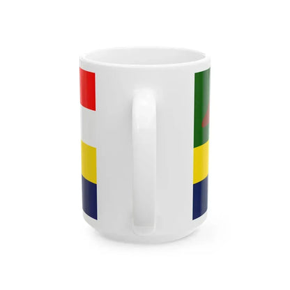 Flag of Sabah 1963-1982 (Malaysia) White Coffee Mug - Go Mug Yourself
