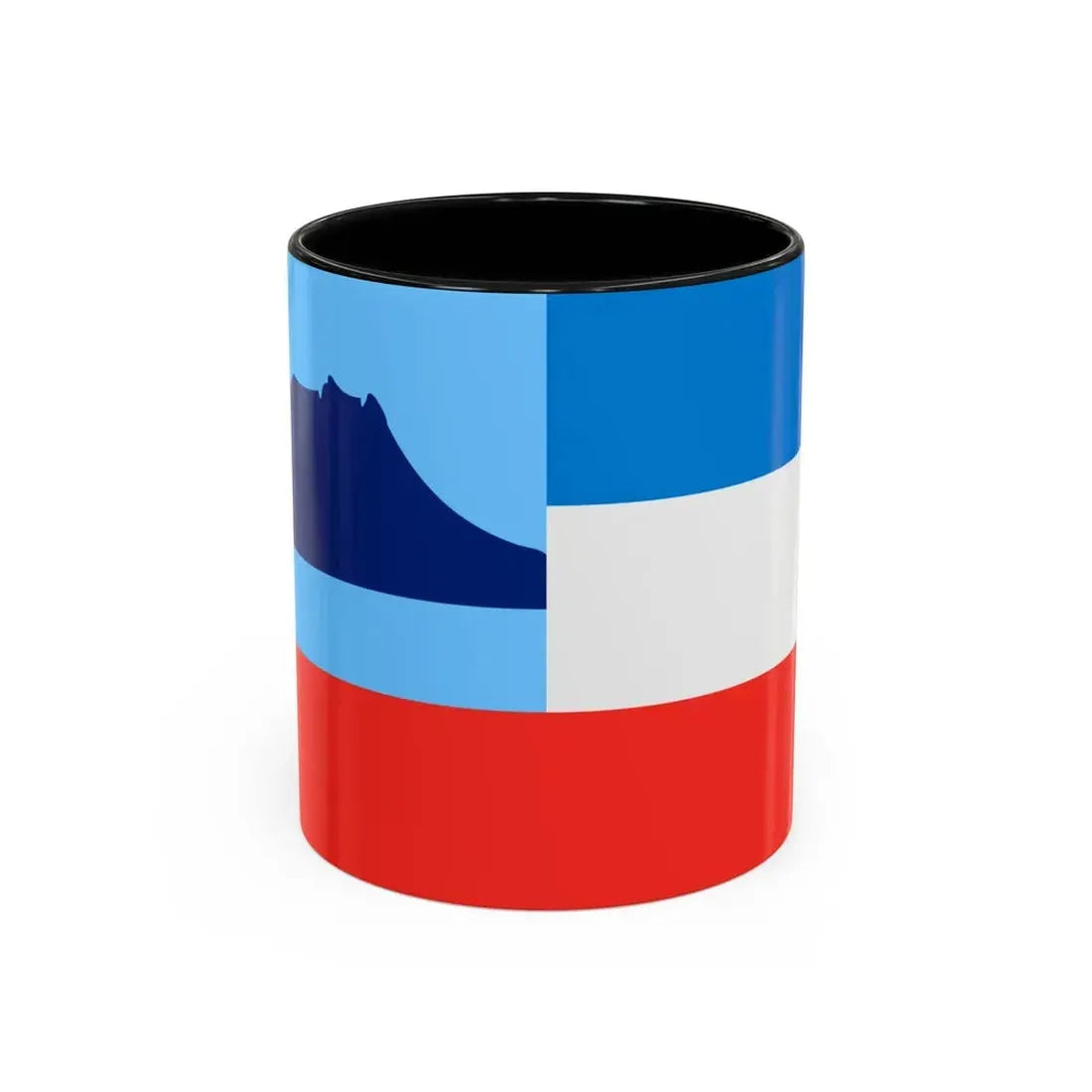 Flag of Sabah Malaysia - Accent Coffee Mug 11oz Black - Go Mug Yourself