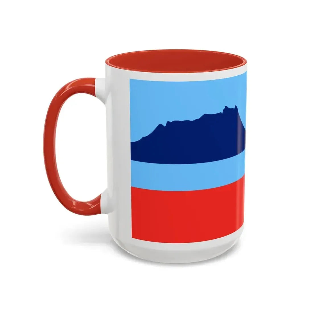 Flag of Sabah Malaysia - Accent Coffee Mug - Go Mug Yourself