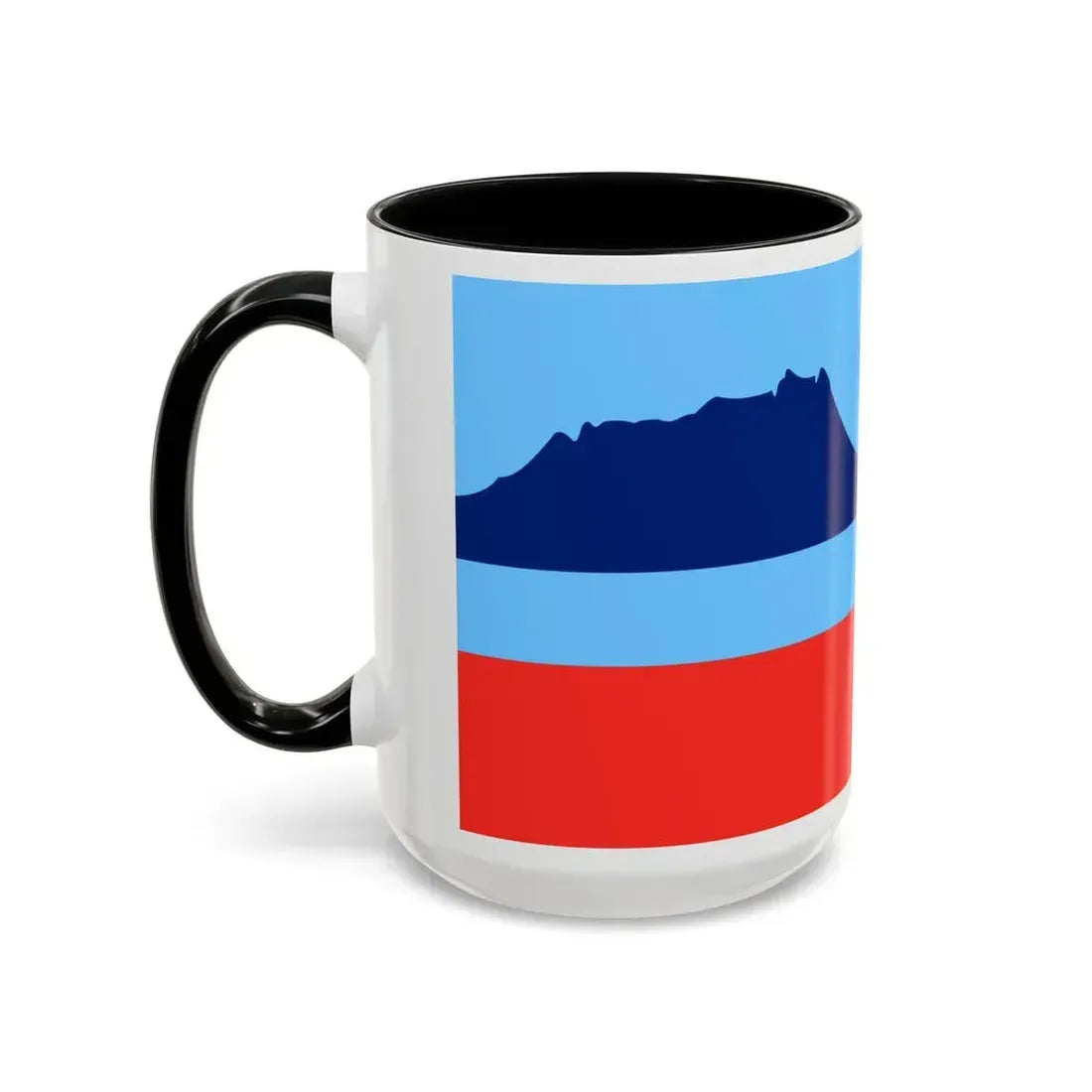 Flag of Sabah Malaysia - Accent Coffee Mug - Go Mug Yourself