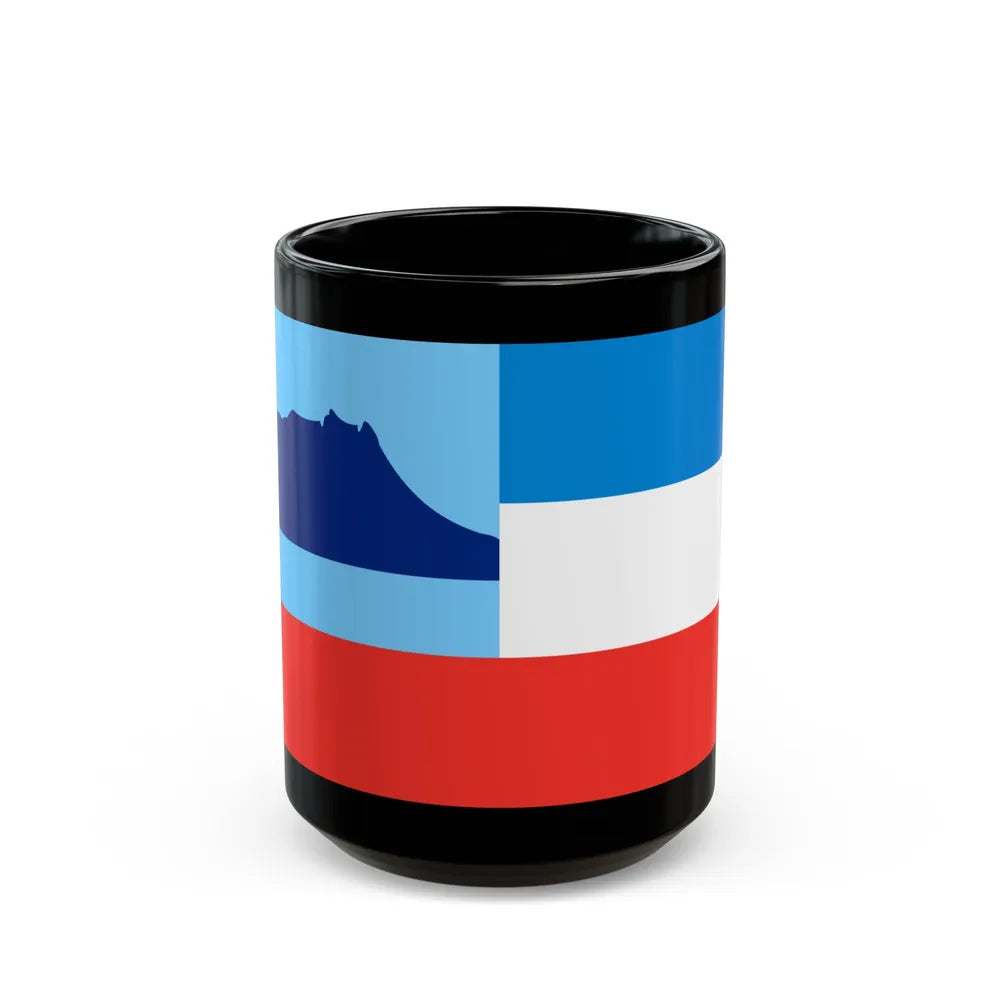 Flag of Sabah Malaysia - Black Coffee Mug-15oz-Go Mug Yourself