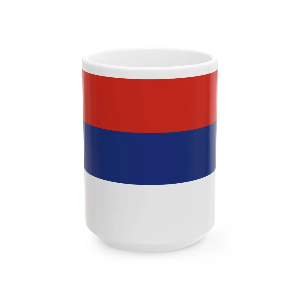 Flag of Sabaya Bolivia (Bolivia) White Coffee Mug 15oz - Go Mug Yourself