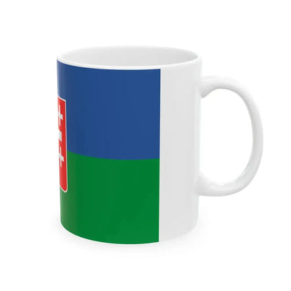 Flag of Sachkhere Municipality (Georgia) White Coffee Mug - Go Mug Yourself