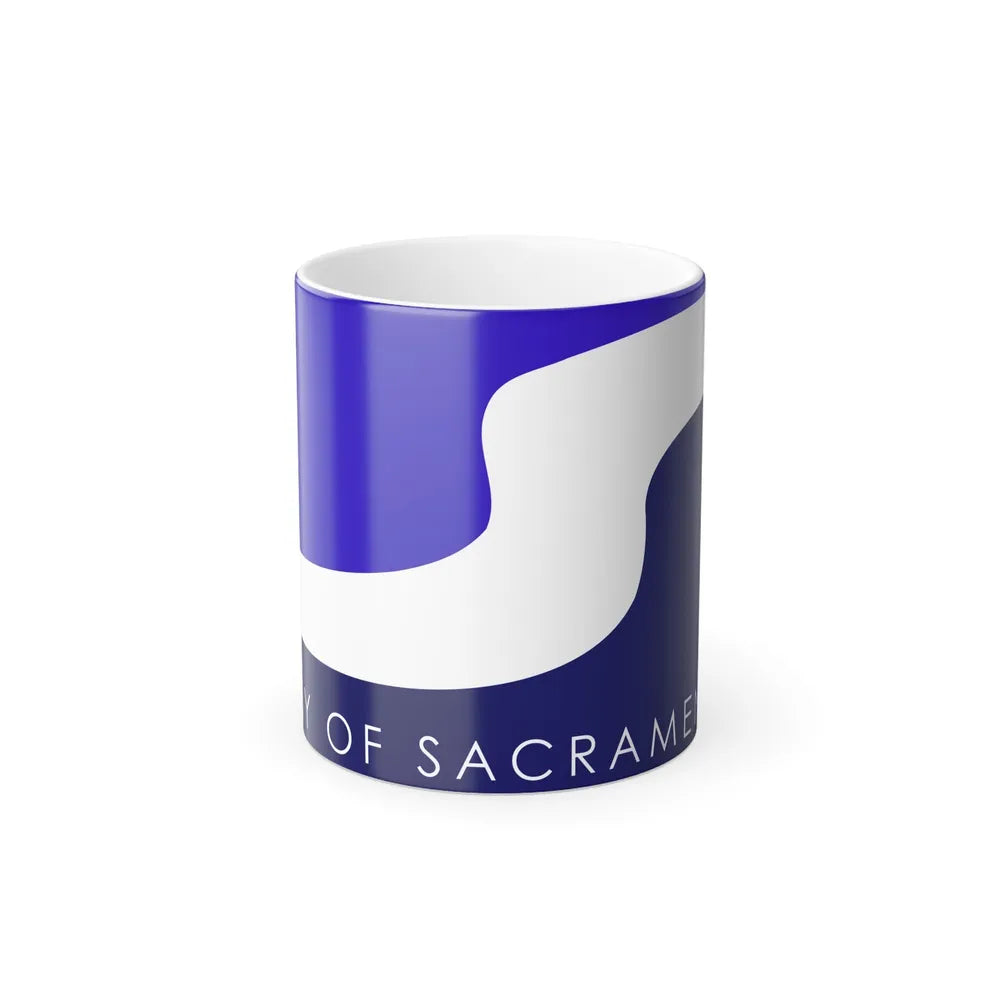 Flag of Sacramento, California - Color Changing Coffee Mug-11oz-Go Mug Yourself